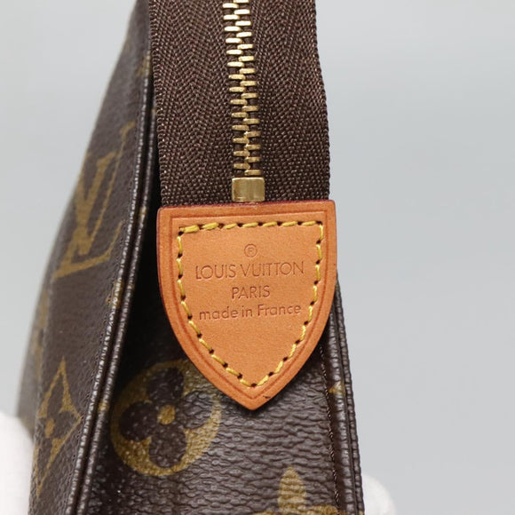 LOUIS VUITTON Monogram Poche Toilette 19 Pouch M47544 LV Auth 130708