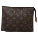 LOUIS VUITTON Monogram Poche Toilette 19 Pouch M47544 LV Auth 130708-13