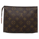 LOUIS VUITTON Monogram Poche Toilette 19 Pouch M47544 LV Auth 130708-2