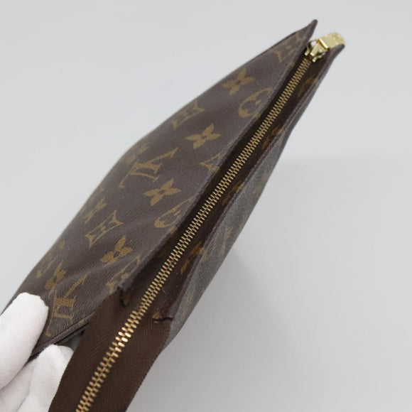 LOUIS VUITTON Monogram Poche Toilette 19 Pouch M47544 LV Auth 130708