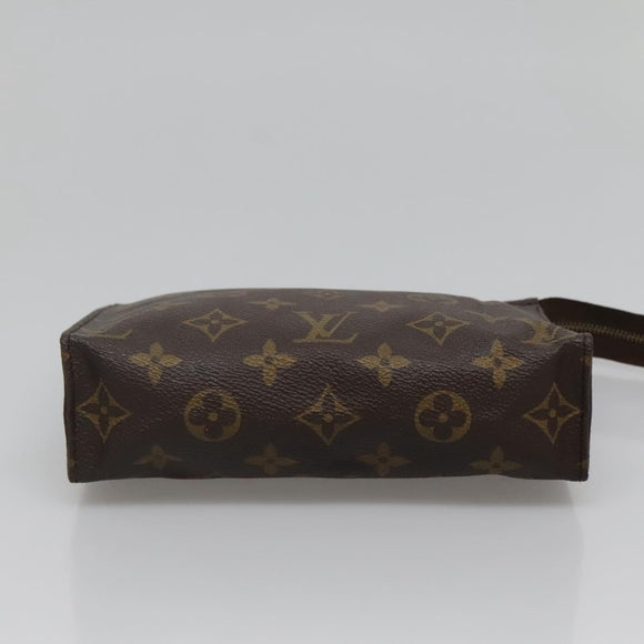 LOUIS VUITTON Monogram Poche Toilette 19 Pouch M47544 LV Auth 130708