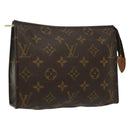 LOUIS VUITTON Monogram Poche Toilette 19 Pouch M47544 LV Auth 130709-1