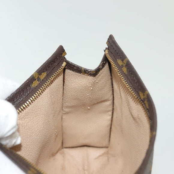 LOUIS VUITTON Monogram Poche Toilette 19 Pouch M47544 LV Auth 130709