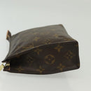 LOUIS VUITTON Monogram Poche Toilette 19 Pouch M47544 LV Auth 130709-3