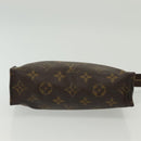 LOUIS VUITTON Monogram Poche Toilette 19 Pouch M47544 LV Auth 130709-6