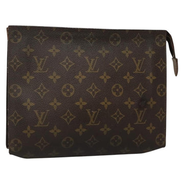 LOUIS VUITTON Monogram Poche Toilette 26 Pouch M47542 LV Auth 130712