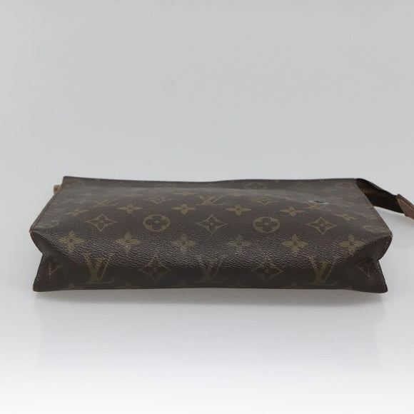 LOUIS VUITTON Monogram Poche Toilette 26 Pouch M47542 LV Auth 130712