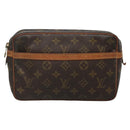 LOUIS VUITTON Monogram Compiegne 23 Clutch Bag M51847 LV Auth 130715-13