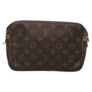 LOUIS VUITTON Monogram Compiegne 23 Clutch Bag M51847 LV Auth 130715-2