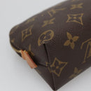 LOUIS VUITTON Monogram Pochette Cosmetic PM Pouch M43998 LV Auth 130720-16