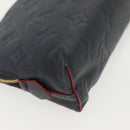 LOUIS VUITTON Monogram Empreinte Pochette Cosmetic PM Navy M69413 LV Auth 130721-15