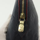 LOUIS VUITTON Monogram Empreinte Pochette Cosmetic PM Navy M69413 LV Auth 130721-8