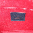 LOUIS VUITTON Monogram Empreinte Pochette Cosmetic PM Navy M69413 LV Auth 130721-9