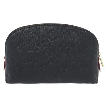 LOUIS VUITTON Monogram Empreinte Pochette Cosmetic PM Navy M69413 LV Auth 130721 - 0