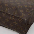 LOUIS VUITTON Monogram Sac Plat Hand Bag M51140 LV Auth 130731-9