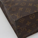 LOUIS VUITTON Monogram Sac Plat Hand Bag M51140 LV Auth 130731-14
