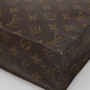 LOUIS VUITTON Monogram Sac Plat Hand Bag M51140 LV Auth 130731-15