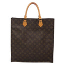 LOUIS VUITTON Monogram Sac Plat Hand Bag M51140 LV Auth 130731-13