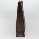 LOUIS VUITTON Monogram Sac Plat Hand Bag M51140 LV Auth 130731-4