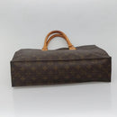 LOUIS VUITTON Monogram Sac Plat Hand Bag M51140 LV Auth 130731-5