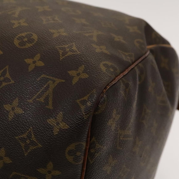 LOUIS VUITTON Monogram Keepall 55 Boston Bag M41424 LV Auth 130741