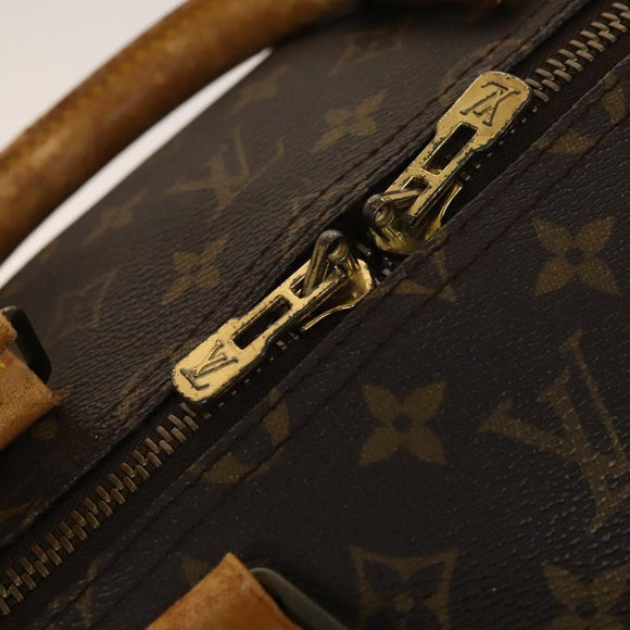 LOUIS VUITTON Monogram Keepall 55 Boston Bag M41424 LV Auth 130741