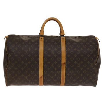 LOUIS VUITTON Monogram Keepall 55 Boston Bag M41424 LV Auth 130741 - 0