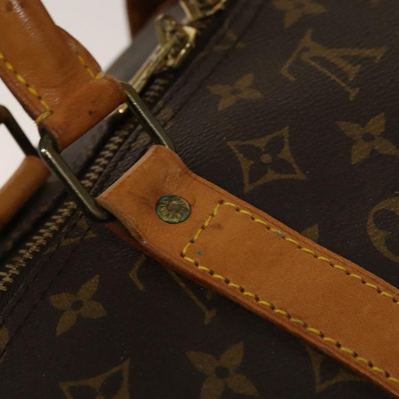 LOUIS VUITTON Monogram Keepall 55 Boston Bag M41424 LV Auth 130742
