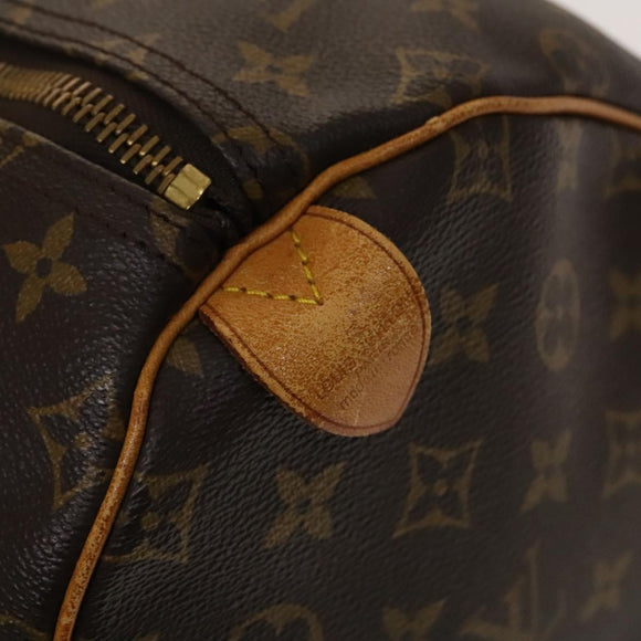 LOUIS VUITTON Monogram Keepall 55 Boston Bag M41424 LV Auth 130742