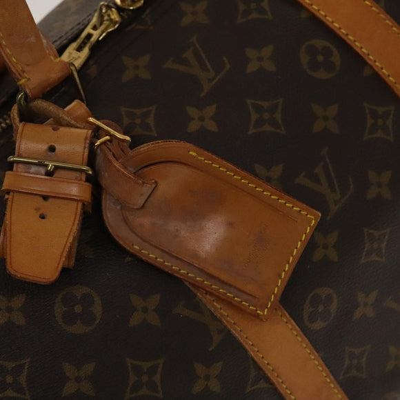 LOUIS VUITTON Monogram Keepall 55 Boston Bag M41424 LV Auth 130742