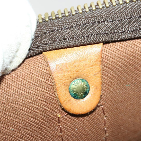 LOUIS VUITTON Monogram Keepall 55 Boston Bag M41424 LV Auth 130742