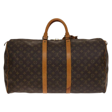 LOUIS VUITTON Monogram Keepall 55 Boston Bag M41424 LV Auth 130742 - 0