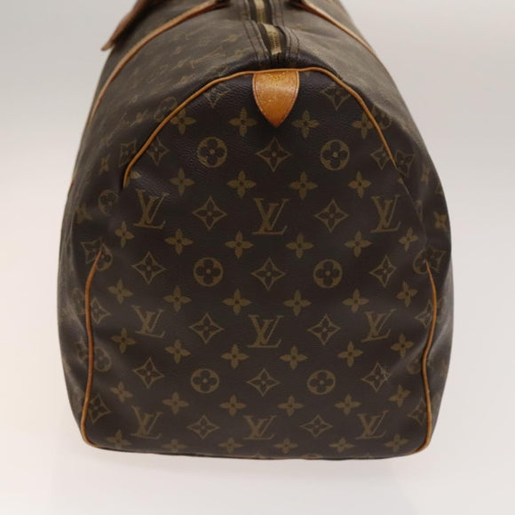 LOUIS VUITTON Monogram Keepall 55 Boston Bag M41424 LV Auth 130742