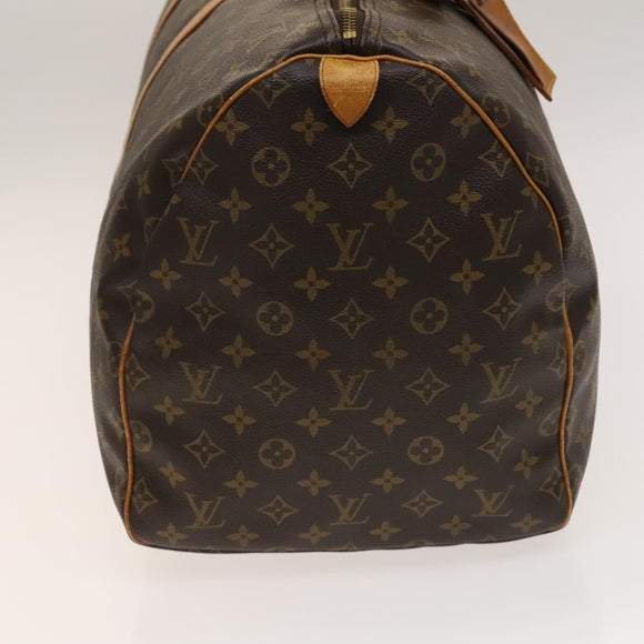 LOUIS VUITTON Monogram Keepall 55 Boston Bag M41424 LV Auth 130742