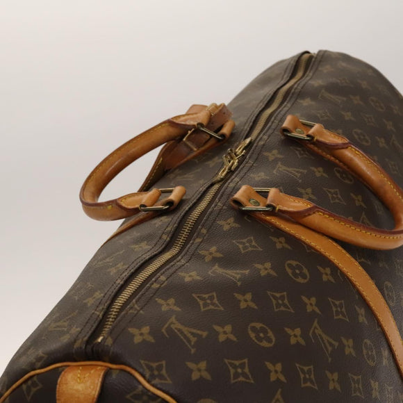 LOUIS VUITTON Monogram Keepall 55 Boston Bag M41424 LV Auth 130742