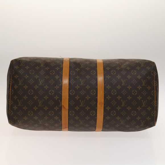 LOUIS VUITTON Monogram Keepall 55 Boston Bag M41424 LV Auth 130742