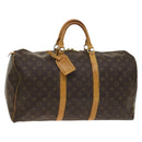 LOUIS VUITTON Monogram Keepall 50 Boston Bag M41426 LV Auth 130744-1