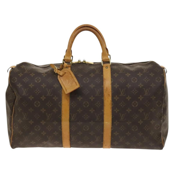 LOUIS VUITTON Monogram Keepall 50 Boston Bag M41426 LV Auth 130744