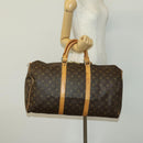 LOUIS VUITTON Monogram Keepall 50 Boston Bag M41426 LV Auth 130744-22