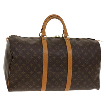 LOUIS VUITTON Monogram Keepall 50 Boston Bag M41426 LV Auth 130745