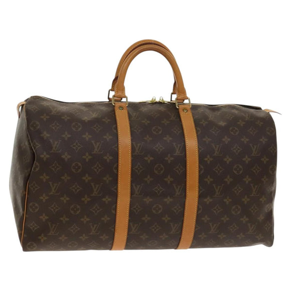 LOUIS VUITTON Monogram Keepall 50 Boston Bag M41426 LV Auth 130745