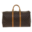 LOUIS VUITTON Monogram Keepall 50 Boston Bag M41426 LV Auth 130745-2