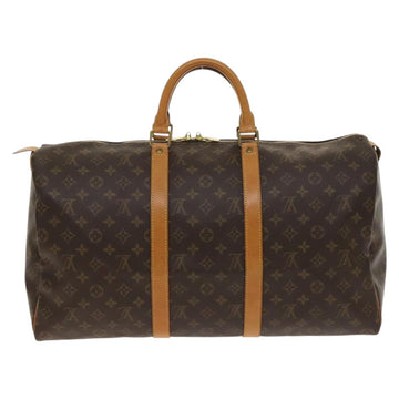 LOUIS VUITTON Monogram Keepall 50 Boston Bag M41426 LV Auth 130745 - 0