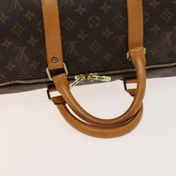LOUIS VUITTON Monogram Keepall 50 Boston Bag M41426 LV Auth 130745