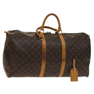 LOUIS VUITTON Monogram Keepall Bandouliere 55 Boston Bag M41414 LV Auth 130746