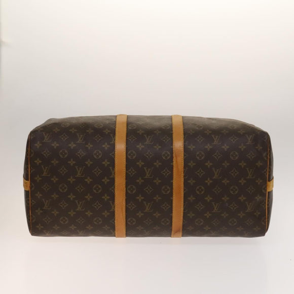 LOUIS VUITTON Monogram Keepall Bandouliere 55 Boston Bag M41414 LV Auth 130746