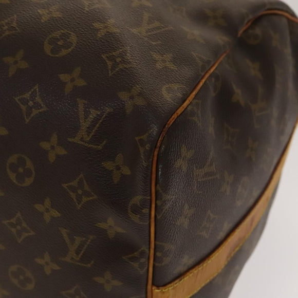 LOUIS VUITTON Monogram Keepall Bandouliere 55 Boston Bag M41414 LV Auth 130746