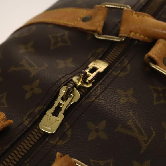 LOUIS VUITTON Monogram Keepall Bandouliere 55 Boston Bag M41414 LV Auth 130746