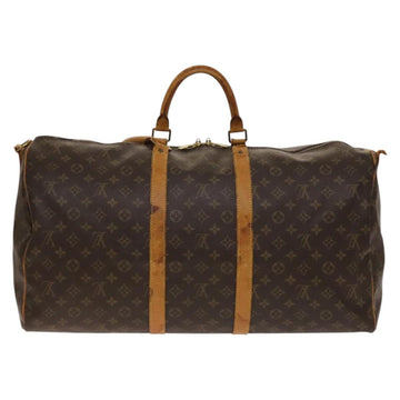 LOUIS VUITTON Monogram Keepall Bandouliere 55 Boston Bag M41414 LV Auth 130746 - 0