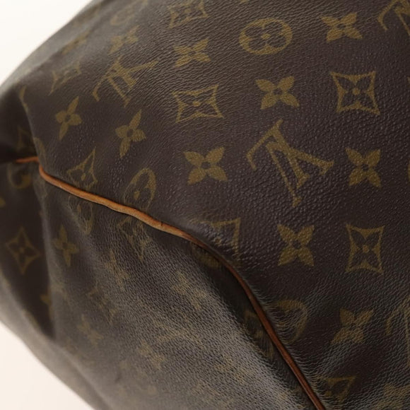 LOUIS VUITTON Monogram Keepall 55 Boston Bag M41424 LV Auth 130747
